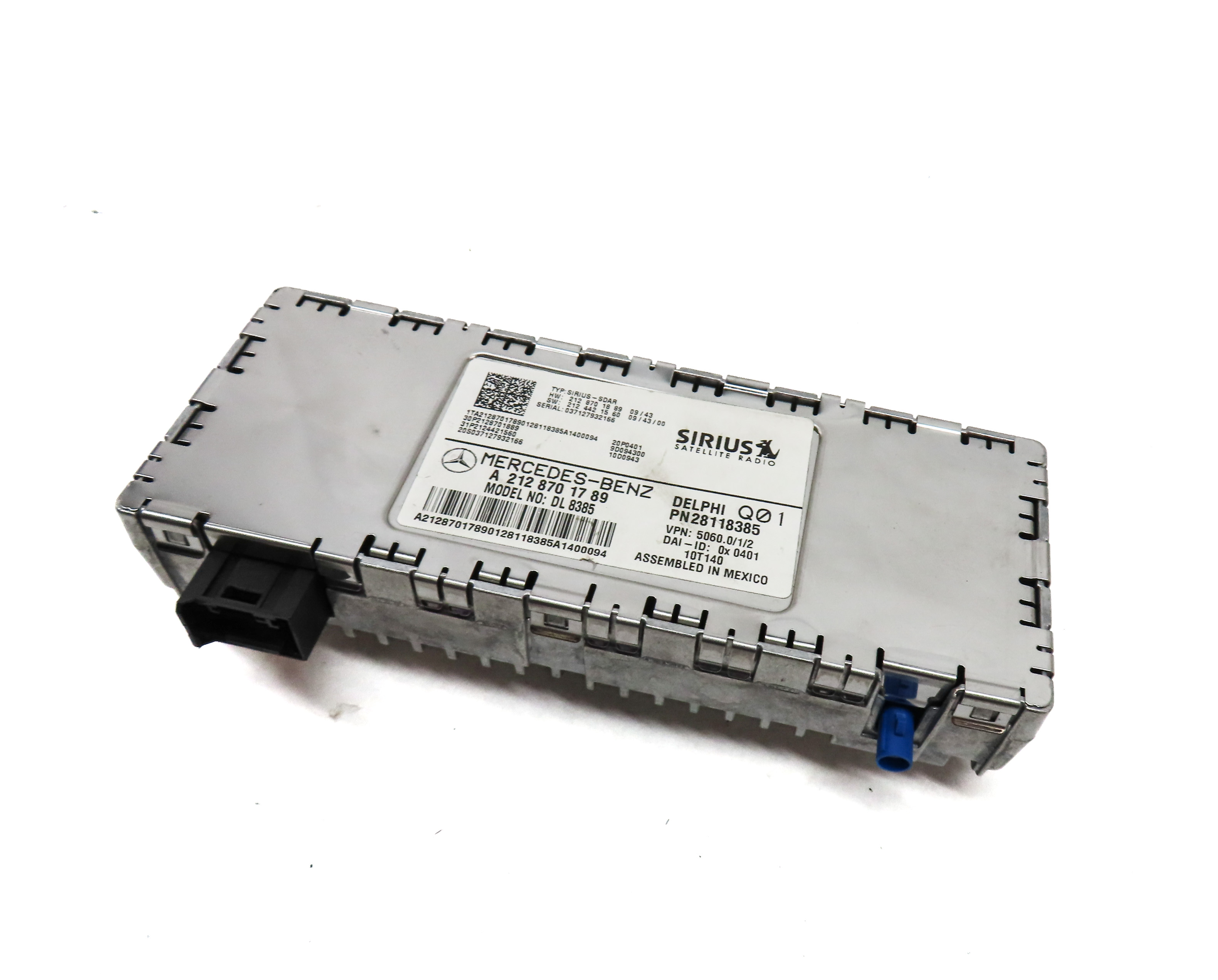 2011 MERCEDES GLK350 (X204) SIRIUS SATELLITE RADIO RECEIVER MODULE — exact item pictured
